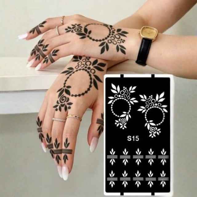 Henna Stencil Sticker (Imported)