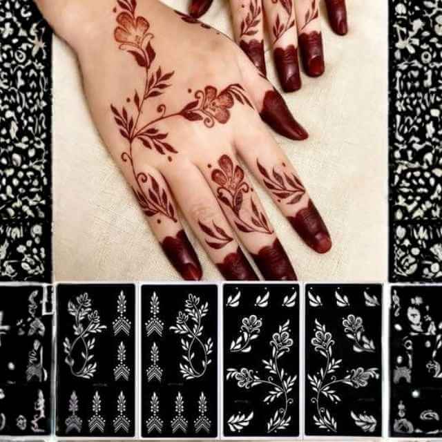Henna Stensil Sticker (Deshio)