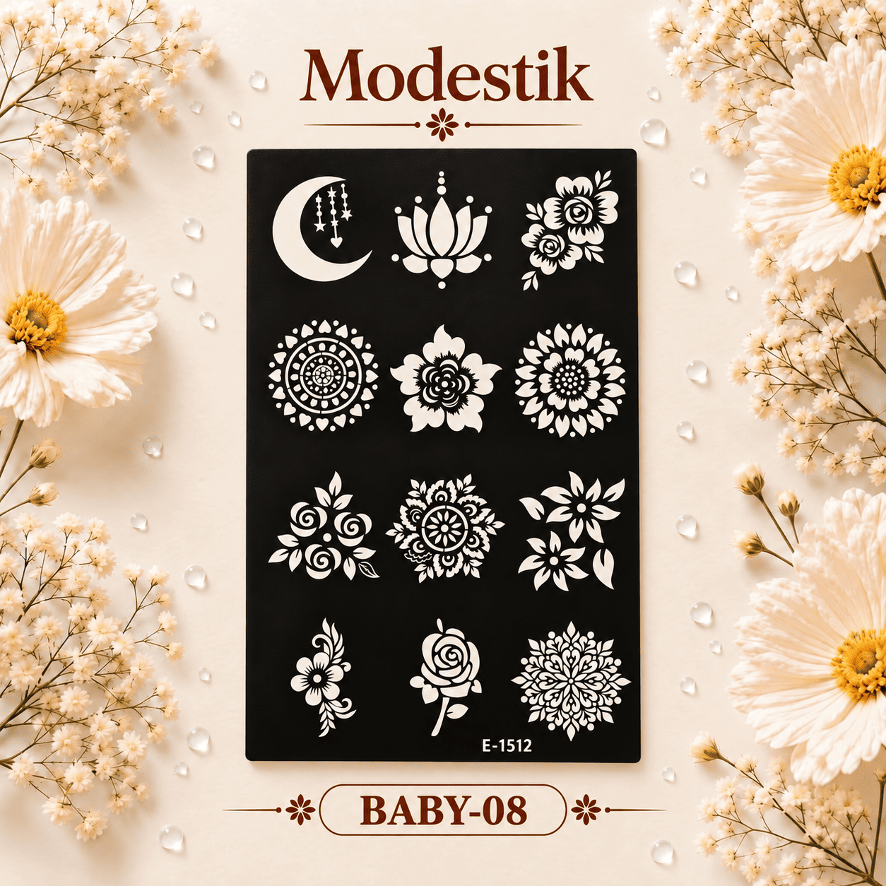 Modestik Deshio Stencil Sticker Baby 08