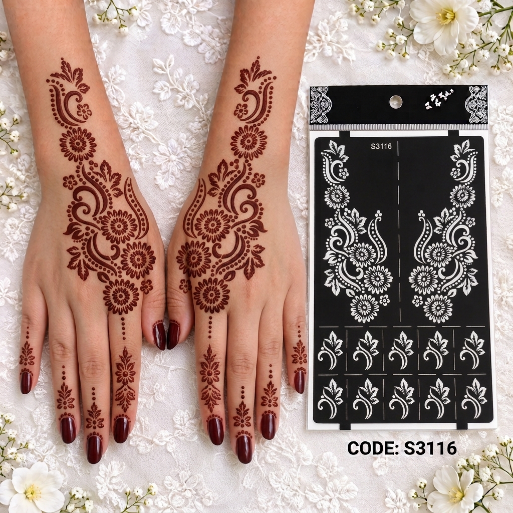 Modestik Imported Stencil Sticker S3116
