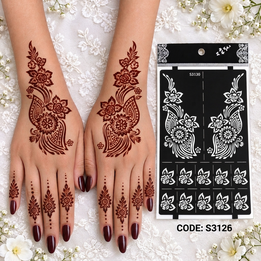 Modestik Imported Stencil Sticker S3126